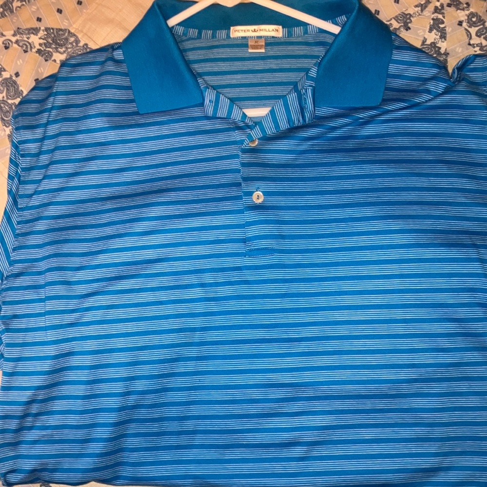 Blue Peter millar golf shirt mint condition.
